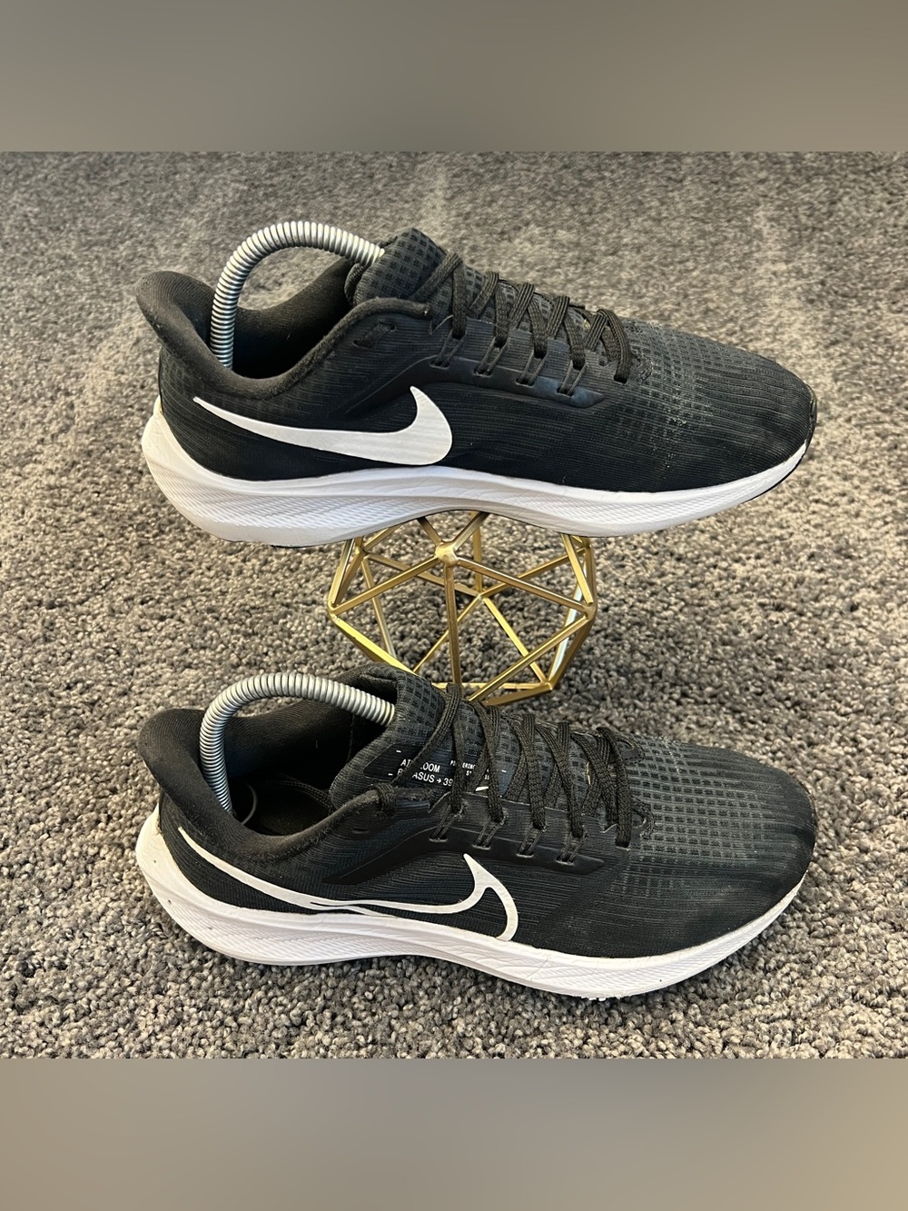 Nike Air Zoom Pegasus 39 Shoes Women’s Size 9 Black White DH4072-001 Running